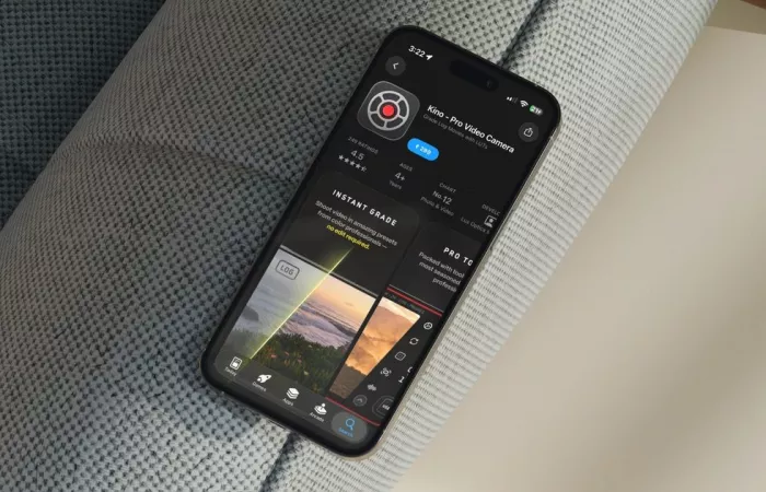 Kino introduce il supporto Apple Log 2 per video su iPhone