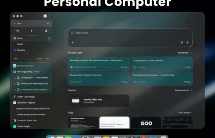 Perplexity lancia Personal Computer: AI agent cloud per la produttività aziendale