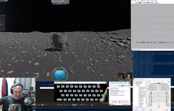 ZX Spectrum pilota uno sbarco lunare virtuale con hardware anni '80