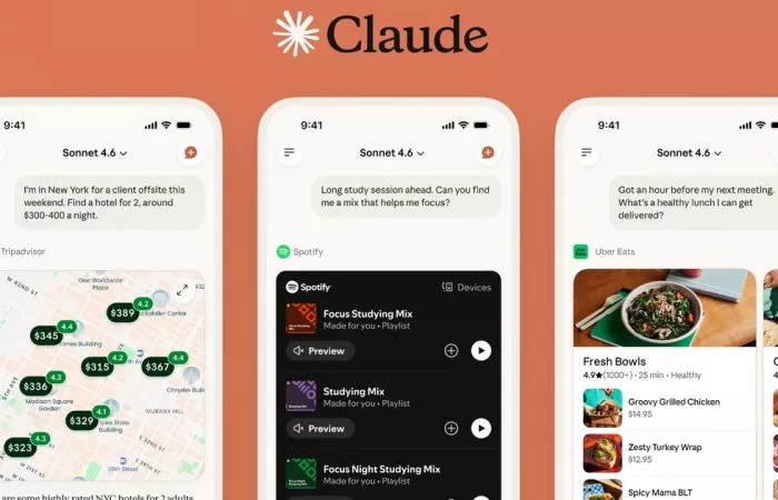 Claude integra 15 app popolari: ora competizione diretta con Gemini e ChatGPT