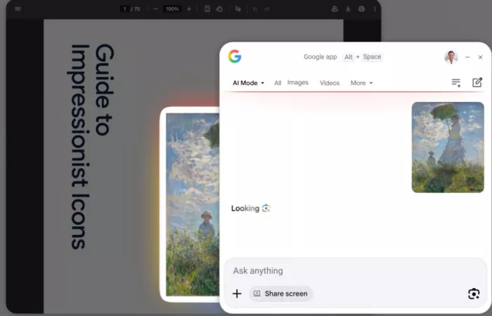 Google lancia la sua app desktop su Windows: sfida Spotlight di Mac