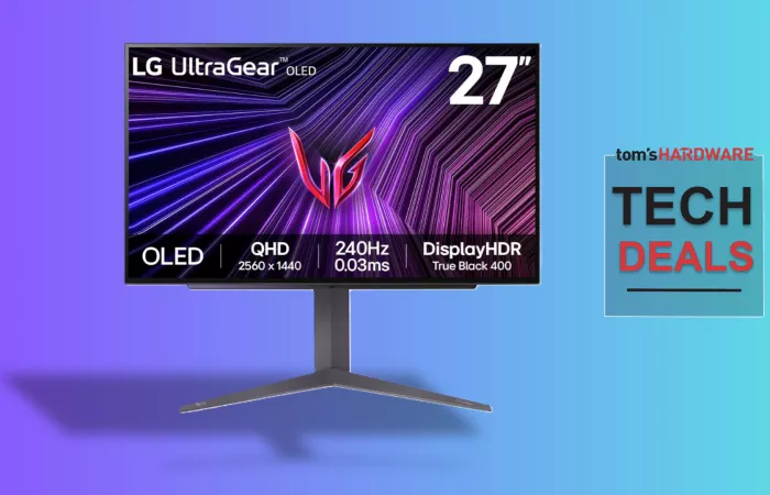 LG 27GS93QE-B: monitor OLED 27'' a 240 Hz con 1.300 nit di luminosità