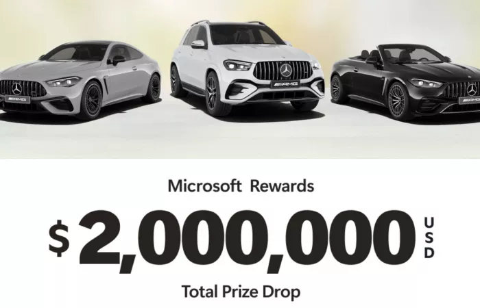 Microsoft tenta gli utenti con una lotteria da 2 milioni per promuovere Edge