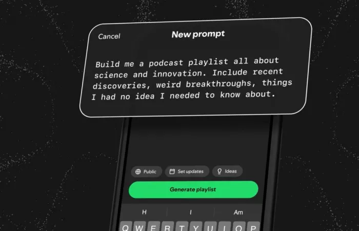 Spotify lancia playlist podcast personalizzate basate su prompt