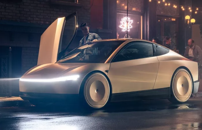 Tesla avvia la produzione di Cybercab, il robotaxi senza volante
