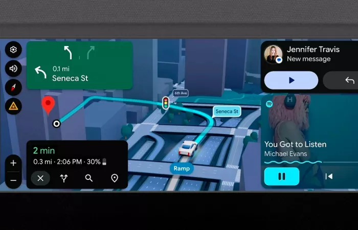 Android Auto si rinnova: nuove funzioni per schermi innovativi e Maps 3D