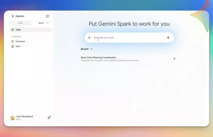 Google presenta Gemini Spark: l’AI che svolge attività in autonomia