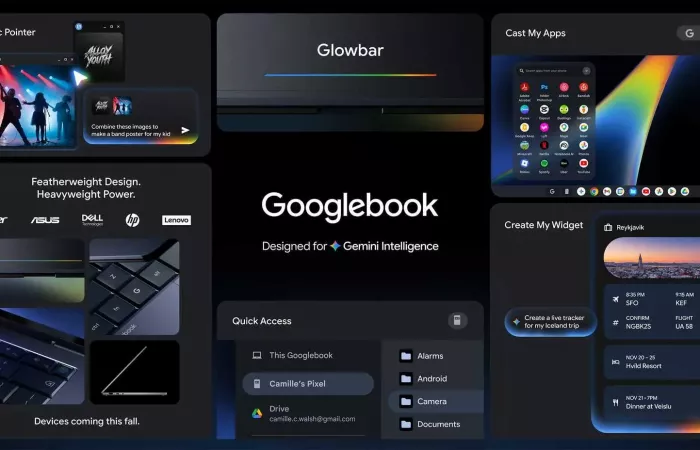Googlebook: il nuovo laptop Android con Gemini pronto a sostituire Chromebook