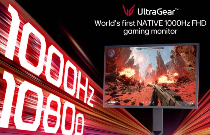 LG presenta il primo monitor gaming Full HD a 1000 Hz