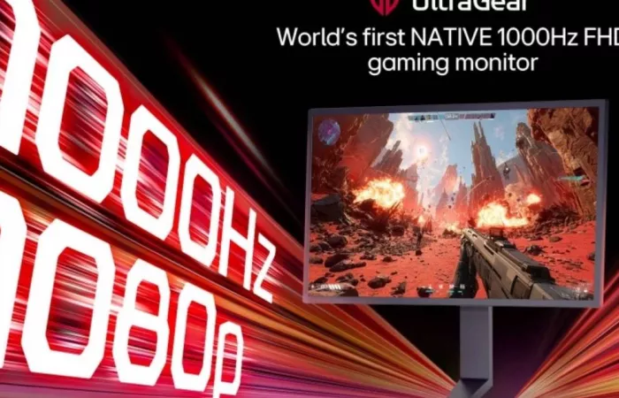 LG presenta il primo monitor gaming da 1000Hz per il competitive FPS