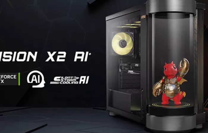 MSI MEG Vision X2 AI+: desktop gaming con AI Holostage integrato