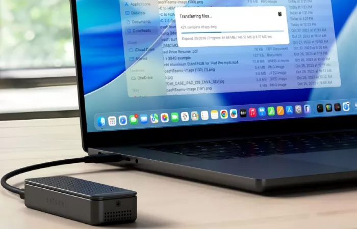 Satechi DotDisk: SSD enclosure compatto con raffreddamento attivo a 80Gbps