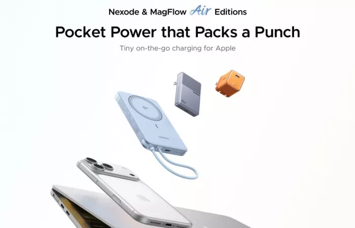Ugreen presenta i nuovi caricabatterie portatili Nexode Air per dispositivi Apple