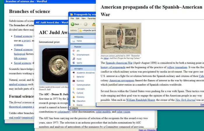 Wikipedia rivive su Windows XP con un'esperienza nostalgica
