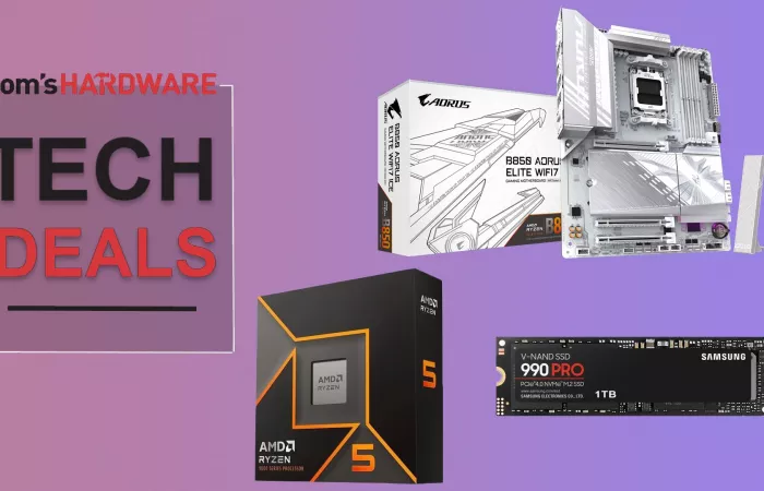 Bundle AMD AM5: Ryzen 5 9600X, Gigabyte B850 e Samsung 990 Pro 1TB