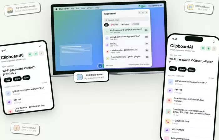 ClipboardAI rivoluziona la gestione della clipboard su Mac e dispositivi Apple