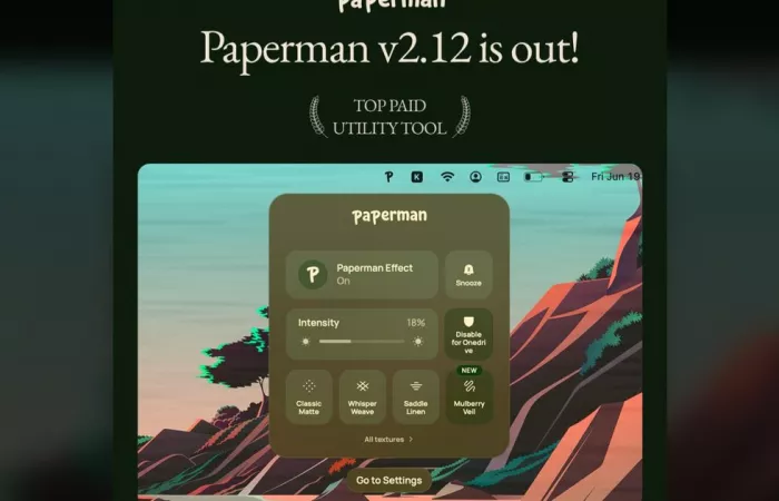 Paperman trasforma lo schermo Mac in carta digitale