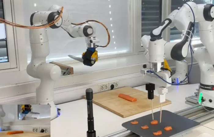 Sashimi-Bot, il robot che affetta il salmone con precisione
