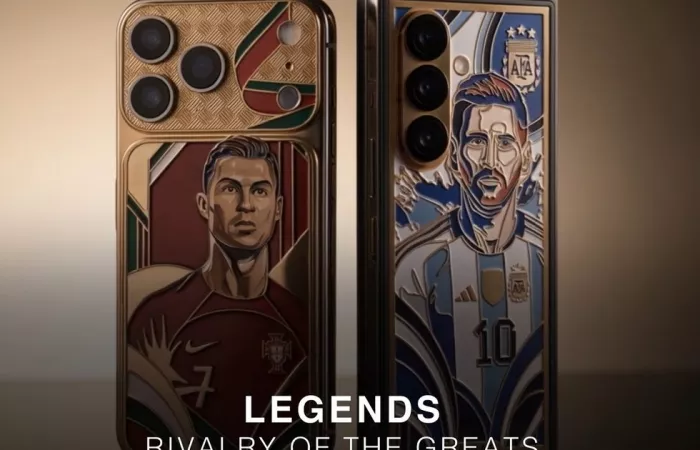 Caviar trasforma Messi e Ronaldo in smartphone di lusso a 24 carati