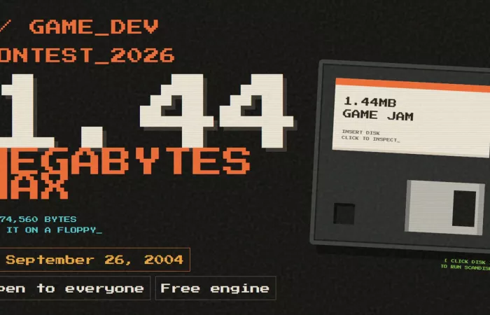 Contest di sviluppo giochi: tutto in 1,44MB come un floppy disk