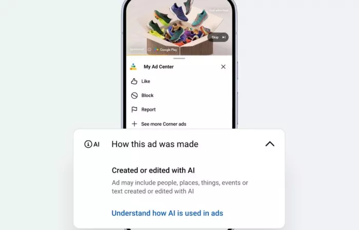 Google introduce etichette per segnalare annunci pubblicitari generati dall’AI