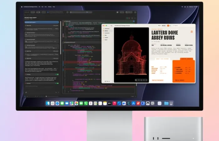 Apple Mac Studio con chip M5: salto di potenza AI e cluster fino a quattro unità