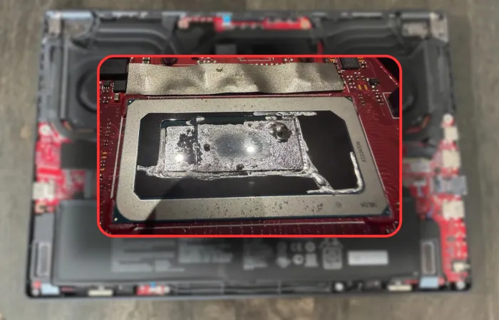 Applicazione difettosa di liquid metal rischia di danneggiare Asus Zephyrus M16