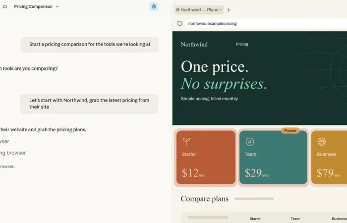 Claude Cowork introduce un browser integrato per una navigazione separata e sicura