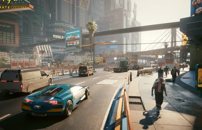 Cyberpunk 2077 potenzia la tecnologia 3D senza occhiali di Samsung