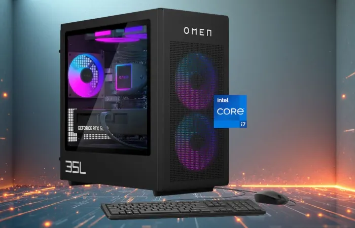 HP Omen 35L con RTX 5080: potenza gaming e componenti di alto livello