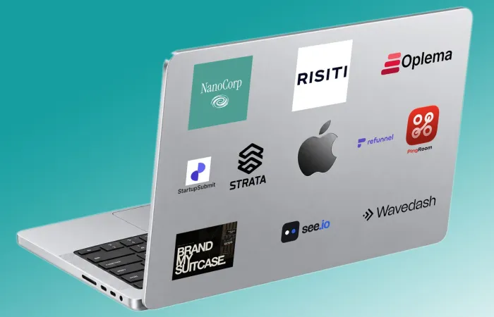 Startup finanzia un MacBook vendendo spazi pubblicitari sul coperchio