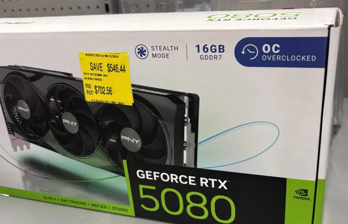 Nvidia RTX 5080: le specifiche della nuova GPU ammiraglia di PNY