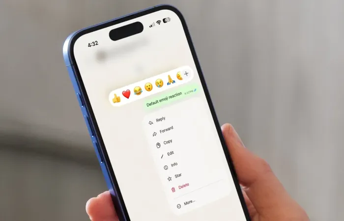 WhatsApp introduce la personalizzazione delle emoji di reazione