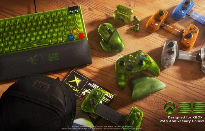 Xbox celebra 25 anni con accessori PC traslucidi in edizione speciale