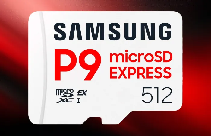 Samsung P9 512GB microSD Express: più spazio e velocità per Switch 2