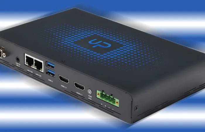 Aaeon svela un mini PC industriale fanless con AirJet e Intel Panther Lake