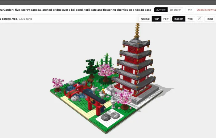 AI open-source progetta costruzioni LEGO con oltre 2.000 pezzi reali