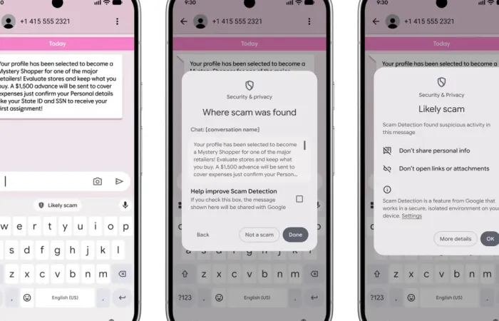 Google Messages integra una nuova protezione avanzata contro le truffe via SMS